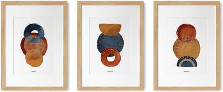 Fabrikten Posterset Artsy - 3 Posters - A4