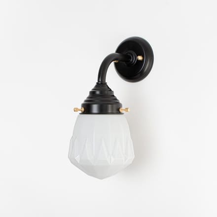 Buitenlamp - Wandlamp Rocket Curve Zwart - Art Deco Trade