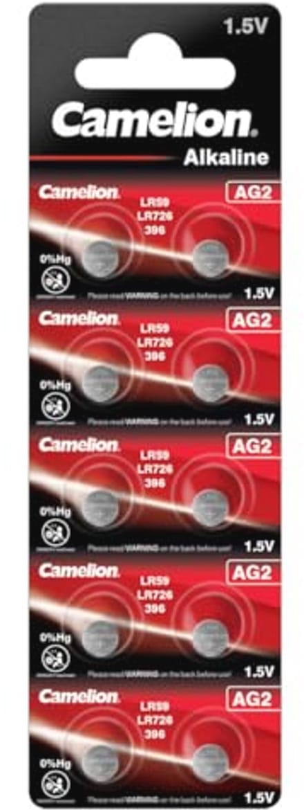Knoopcellen AG2 1,5 V - Verpakking van 10 Stuks