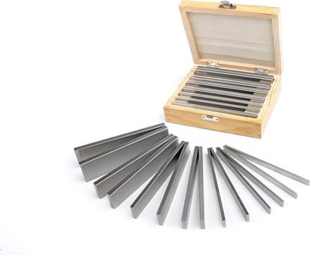 HBM 7-delige Parallelset Model 2, Tolerantie 0,005 mm, Geschikt voor Metaal en Hout