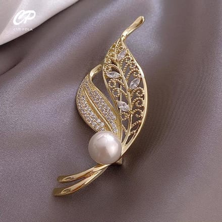 Broches Westerse Accessoires Parels Strass Corsages Vaste Kleding Geslacht Spelden gray