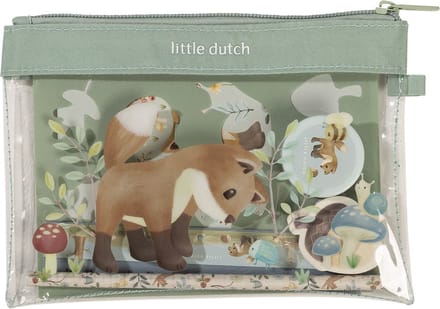 Little Dutch Pencil Case with Contents - Forest Friends