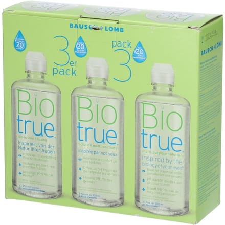 Biotrue multi-purpose solution Multipack - 3 x 300 ml - Lenzenvloeistof