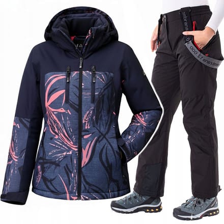 SOPRATO – Aquatech 8000 Serie – Dames Ski- en Snowboardset – Waterdicht – Ademend