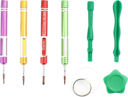 Let op type!! JF-TOi7 8 in 1 Repair Tool Set for iPhone 7