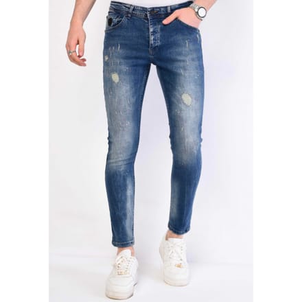 Heren Denim Jeans Slim Fit - 1068 - Blauw