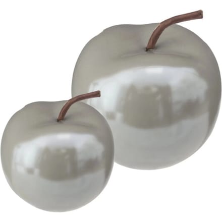Casa di Elturo Set van 2 deco object appel – Ø11 cm – Ø7 cm
