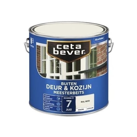 Cetabever Meesterbeits Deur en Kozijn Dekkend Zijdeglans - RAL 9010