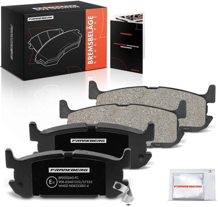 Frankberg 4x remblokken achteras voor Mazda MX-5 II NB 16L 18L
