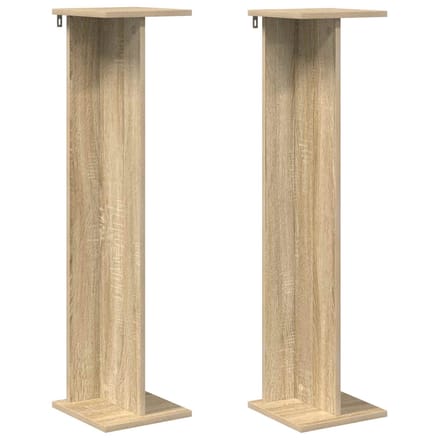 vidaXL - Plantenstand - 2 - st - Sonoma - Eiken - 25 - x - 25,5 - x - 100,5 - cm