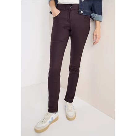 Broek in lederlook