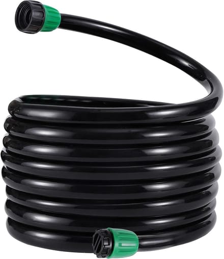 1/2" PVC slangenpakket 10 meter inclusief eindstuk en adapter