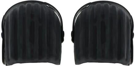 Benson Zachte kniebeschermers - hard rubber - zwart - 2 stuks - schelpvormig