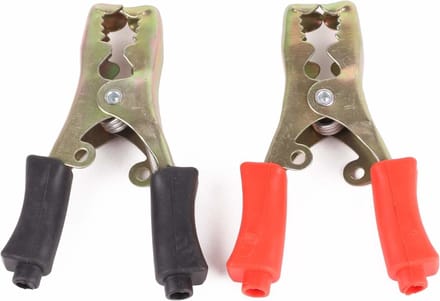 Dragon-Tools Acculaadklem - Krokodilklem - 40A - Gegalvaniseerd - Rood/Zwart
