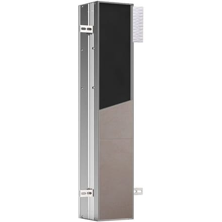 Emco asis Module Plus WC module - concealed model 15.4 x 80.3 cm, door hinge left 975611000