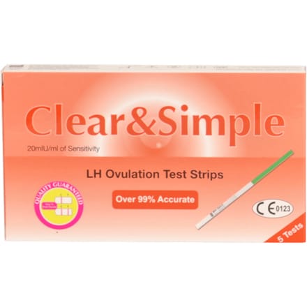 Clear &amp; Simple 5 Ovulatieteststrips 5 st