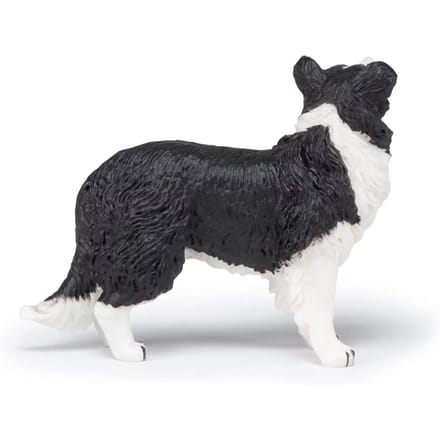Papo Hond - zwart/witte Collie