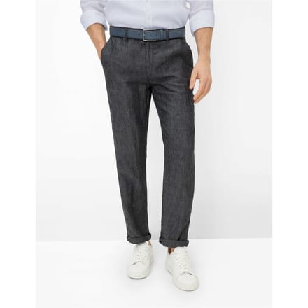 Brax Heren Chino  Style EVANS GRAPHIT, donkergrijs, maat 58