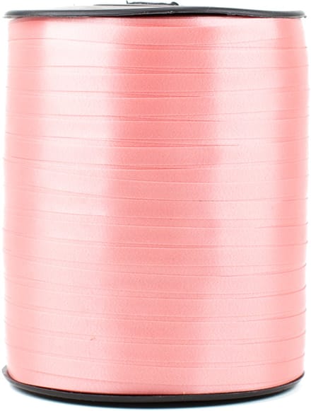Krullint roze / felroze - 5 mm breed - 500 meter lang - Cadeaulint op rol