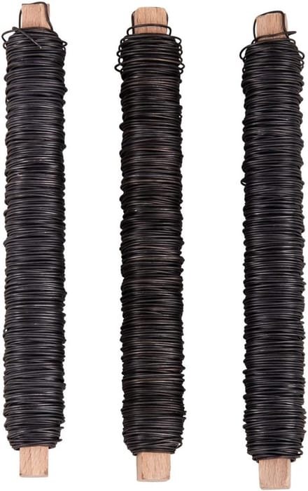 Flexibele Bloemendraad op Houten Spool - 0.55 mm Dikte - 100g