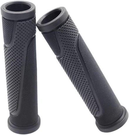 Fiets Handvatten - Stuur Grips - Comfortabel Fietsen - Antislip Rubber - 90 mm Lengte - Geel