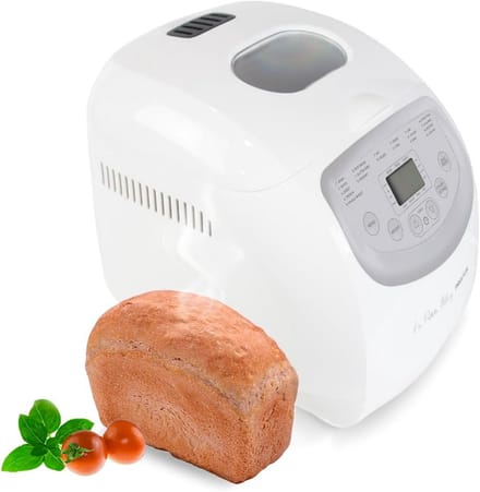 Broodbakmachine - Broodmaker - Zelf Brood Bakken - 19 Programma's - 1000 Gram - Wit