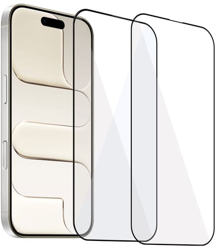 ChiGuard Screenprotector 2x geschikt voor iPhone 17 Air Screenprotector - Full Screen - Curved - GuardCover