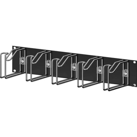 Rittal 7257105 19 inch Rangeerpaneel 2 HE Diepzwart (RAL 9005)