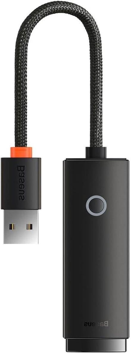 Ethernet Adapter - LAN Adapter USB - Internet Verbinding - 100 Mbps Snelheid - 10 x 5 x 3 cm