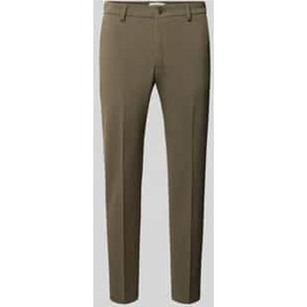 slim fit broek met persplooien model 'AJEND SMU'
