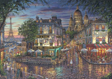 Legpuzzel 1000 stukjes - Stadspuzzel - Ontspanning thuis - Premium kwaliteit karton - 69 x 49 cm