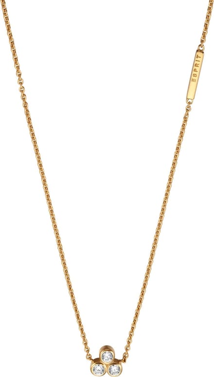 Esprit ESNL00191242 Play Collier - Zilver geelgoudverguld - Goudkleurig