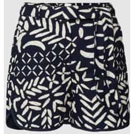 Korte broek in doorgestikt design, model 'IRMOON'