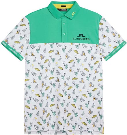 J.lindeberg Jeff Pga Korte Mouw Poloshirt Wit S Man