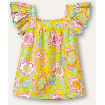 Oilily Boldy Blouse- maat140/10yr Antique Moss