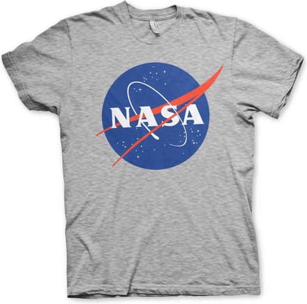 NASA Heren Tshirt -S- Insignia Grijs