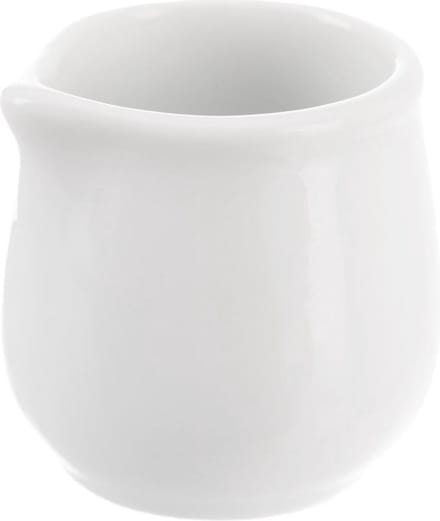 Melkkan Porselein Wit MONA 4x4 cm, 20 ml - Melkkannetje