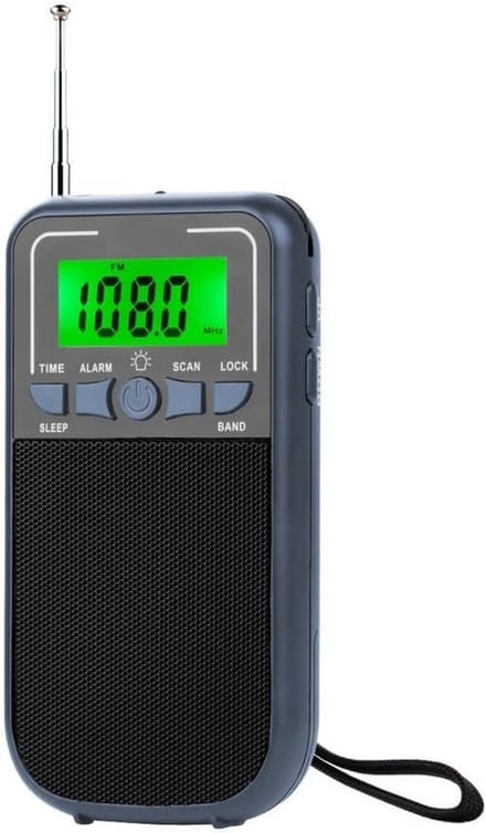 Draagbare FM AM Kortegolf Radio met Batterijvoeding voor Senioren