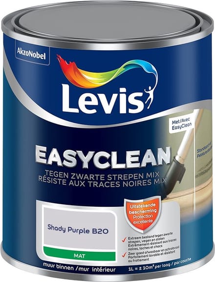 Levis - Easyclean Tegen Zwarte Strepen Mix - Shady Purple B20 - Mengverf - 1 L