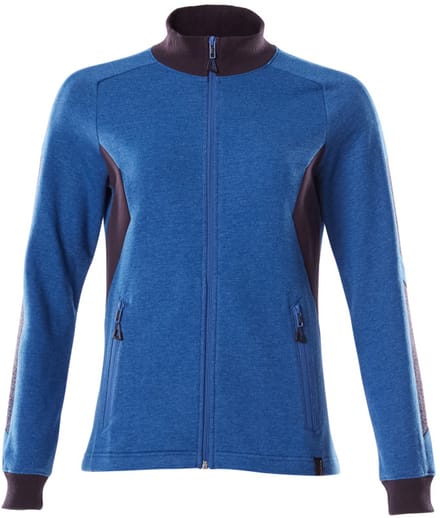 Mascot Accelerate Sweatshirt met rits 18494-962 - helder blauw/donkermarine - S