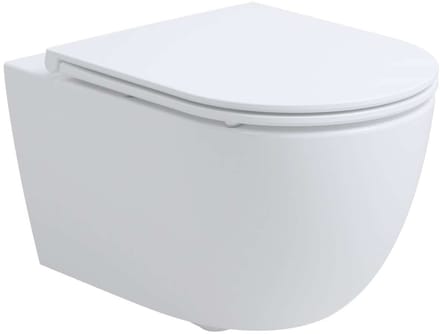 kielle Oudee - Hangend toilet met SoftClose wc zitting, Rimless Vortex+, wit 30102006