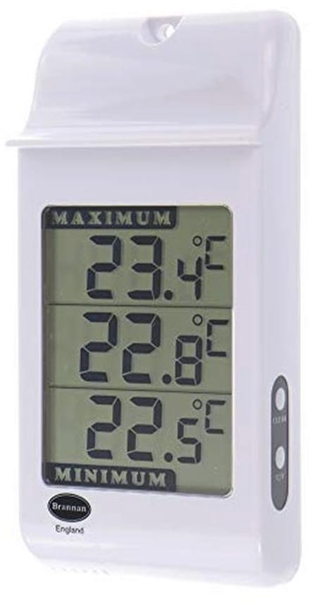 Digitale Max Min Thermometer met Groot Display - Wit