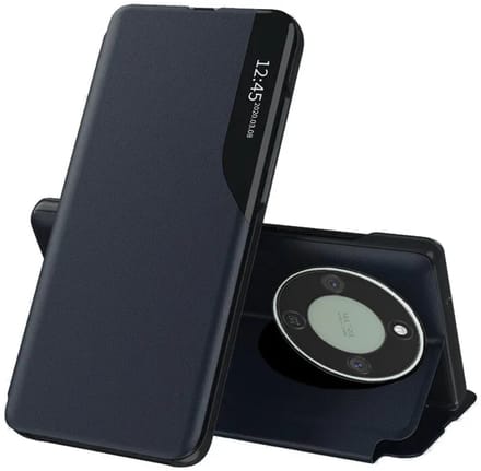 Hoesje geschikt voor HONOR Magic8 Lite - Techsuit eFold Book Case - Donkerblauw