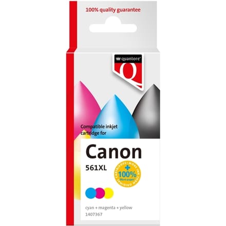 Inktcartridge Quantore alternatief tbv Canon CL561XL kleur | 1 stuk