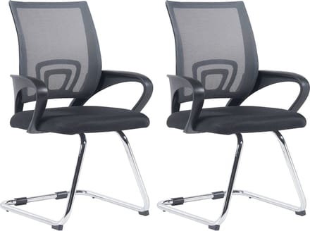 CLP Eureka Set van 2 Stoelen grijs