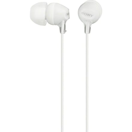 Sony MDR-EX15LP In Ear oordopjes Kabel Stereo Wit