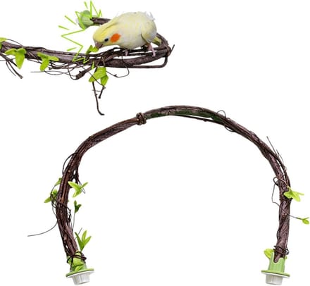 Vogel Zitstok - Papegaai Tak - Kooi Verrijking - Buigbare Hars - 65 cm - Niet gespecificeerd