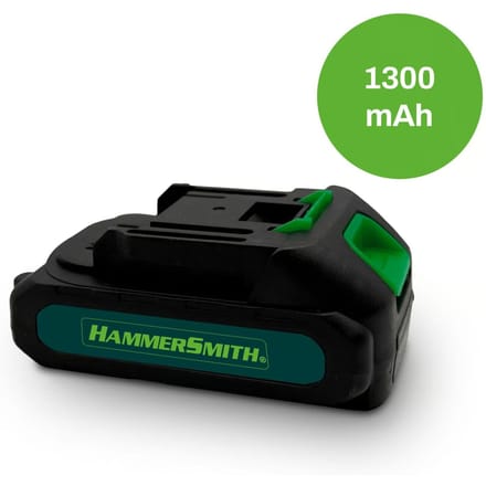 Hammersmith MultiBattery Accu - 1300mAh Capaciteit - Snel Wisselbaar - Geschikt Voor Diverse Hammersmith Gereedschappen