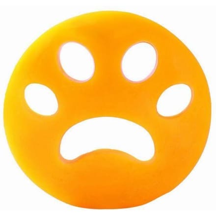 Brosse à poils d'animaux,Lave-linge réutilisable,attrape poils d'animaux,boule de filtrage,nettoyage- 1pc Orange[A]