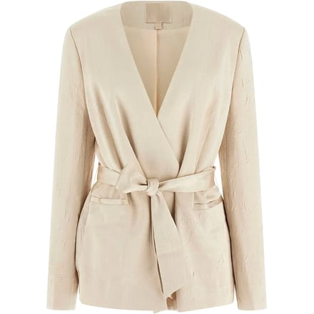 Vrouwelijke crepe satijnen blazer Guess Casey